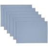 image:imageDII I Love Paris Collection Tabletop Placemat Set Pink Dobby Dots 6 PieceBlue Dobby Dots