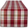 image:imageDII Mountain Trail Plaid Lodge Kitchen Accessories Table Runner 14x108 Big Game