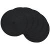 image:imageDII Pineapple Collection Placemat Set Black 6 PieceBlack