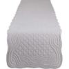 image:imageDII Quilted Farmhouse Collection Tabletop Table Runner 13x72 CranberryGray