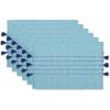 image:imageDII Seashore Collection Beach House Dcor Placemat Set 13x19 Thera Blue Stripe 6 Piece