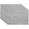 image:imageDII Tonal Recycled Cotton Slubby Rib Tabletop Collection Table Runner 14x72 Leather BrownBlack