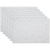 image:imageDII Tonal Recycled Cotton Slubby Rib Tabletop Collection Table Runner 14x72 Leather BrownLight Gray