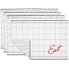 image:imageDII Whats Cookin Collection Tabletop Reversible Table Runner 14x108 Bon AppetitEmbellished Eat