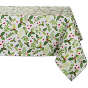 image:imageDII Boughs of Holly Collection Decorative Holiday Dining Table amp Kitchen Dcor Placemat Set 13x19Christmas Greenery 6 Count52 x 52 Square