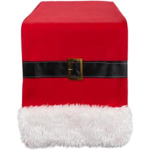 image:imageDII Christmas Table Dcor Holiday Season Tabletop Decoration Table Runner 14x72 Red Santa Claus BeltTable Runner  14x72