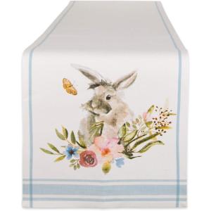 image:imageDII Easter Basics Collection Tabletop Table Runner 14x108 Garden Bunny