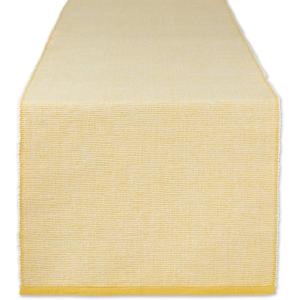 image:imageDII EcoFriendly Fine Ribbed Collection Table Runner 13x72 Honey GoldHoney Gold