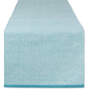 image:imageDII EcoFriendly Fine Ribbed Collection Table Runner 13x72 Honey GoldStorm Blue