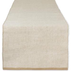 image:imageDII EcoFriendly Fine Ribbed Collection Table Runner 13x72 StoneStone