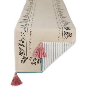 image:imageDII Fall Table Decorations Indoor Dcor Thanksgiving Reversible Table Runner 14x72 Gather