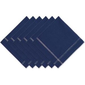 image:imageDII Hanukkah Tabletop Decoration Festival of Lights Celebration Dcor Placemat Set 20x20 Dove 4 PieceSilver Gold Border