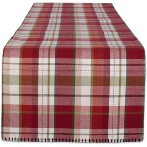 image:imageDII Mountain Trail Plaid Lodge Kitchen Accessories Table Runner 14x108 Big Game
