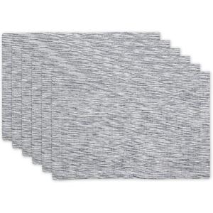 image:imageDII Tonal Recycled Cotton Slubby Rib Tabletop Collection Table Runner 14x72 Leather BrownNavy