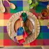 image:imageDII Checkered Tabletop Collection 100 Cotton Machine Washable Napkin Set 20x20 Summer Check 4 Piece