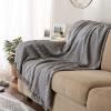 image:imageDII California Casual Houndstooth Woven Throw Dark Brown amp Stone 50x60French Blue