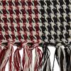 image:imageDII California Casual Houndstooth Woven Throw Dark Brown amp Stone 50x60Red  Black