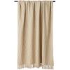 image:imageDII California Casual Houndstooth Woven Throw Dark Brown amp Stone 50x60Stone