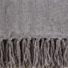 image:imageDII Chenille Throw Collection Solid Fringed 50x60 Soft Denim GrayGray