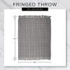 image:imageDII Chenille Throw Collection Solid Fringed 50x60 Soft Denim GraySoft Denim Gray