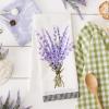 image:imageDII Cotton Kitchen Towel Set Lightweight amp FastDrying Dish Towels 18x28 Lavender Bouquet 3 PieceLavender Bouquet
