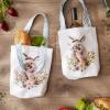 image:imageDII Easter Basics Collection Springtime Kitchen Essentials Dishtowel Set Floral Bunny 3 PieceBunny