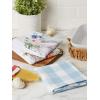 image:imageDII Easter Basics Collection Springtime Kitchen Essentials Dishtowel Set Floral Bunny 3 PieceFloral Bunny