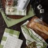 image:imageDII Everyday Basic Kitchen Collection Large Woven Cotton DishtowelTea Towel Set 18x28 Vintage Rose 5 CountAntique Green