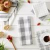 image:imageDII Everyday Basic Kitchen Collection Large Woven Cotton DishtowelTea Towel Set 18x28 Vintage Rose 5 CountGray