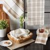 image:imageDII Everyday Basic Kitchen Collection Large Woven Cotton DishtowelTea Towel Set 18x28 Vintage Rose 5 CountStone