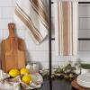 image:imageDII Everyday Kitchen Dishtowel Collection Large Chef Stripe Tea Towel 18x28 Honey Gold 3 CountStone