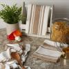 image:imageDII Everyday Kitchen Dishtowel Collection Large Chef Stripe Tea Towel 18x28 Honey Gold 3 CountStone