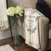 image:imageDII French Country Printed Woven Throw 50x60 BotanicalFrench Grain Sack