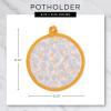 image:imageDII Gift Set Collection Kitchen Set Potholder amp Dishtowel Set Lemon Plaid 2 PieceBurst of Orange