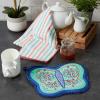 image:imageDII Gift Set Collection Kitchen Set Potholder amp Dishtowel Set Lemon Plaid 2 PieceButterfly