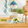 image:imageDII Gift Set Collection Kitchen Set Potholder amp Dishtowel Set Lemon Plaid 2 PieceGarden Gnome