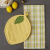 image:imageDII Gift Set Collection Kitchen Set Potholder amp Dishtowel Set Lemon Plaid 2 PieceLemon Plaid