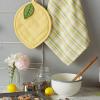 image:imageDII Gift Set Collection Kitchen Set Potholder amp Dishtowel Set Lemon Plaid 2 PieceLemon Plaid
