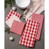 image:imageDII Heavy Duty Kitchen Cleaning Collection LongLasting Quality Cotton Dish Towel Set 18x28 Lake House Blues Check 4 PieceHoliday Checks