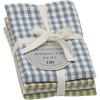 image:imageDII Heavy Duty Kitchen Cleaning Collection LongLasting Quality Cotton Dish Towel Set 18x28 Lake House Blues Check 4 PieceLake House Blue Check