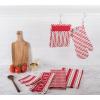 image:imageDII Heavy Duty Kitchen Cleaning Collection LongLasting Quality Cotton Dish Towel Set 18x28 Lake House Blues Check 4 PieceStriped Tomato