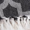 image:imageDII Modern Moroccan Cotton Blanket Throw with Fringe for Couch Chair Guest Room Picnic Camping Beach amp Everyday Use 50x60 GrayBlack