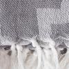 image:imageDII Modern Moroccan Cotton Blanket Throw with Fringe for Couch Chair Guest Room Picnic Camping Beach amp Everyday Use 50x60 GrayGray