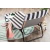 image:imageDII Stripe Beach Lounge Chair Towel with Fitted Top Pocket 26x82 GrayStone