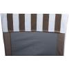 image:imageDII Stripe Beach Lounge Chair Towel with Fitted Top Pocket 26x82 GrayStone