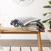 image:imageDII Striped Throw Collection Herringbone 50x60 BlackStone