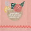 image:imageDII Summer Basics Kitchen Collection Tropical Dishtowel Set 18x28 PineappleParadise Coconut