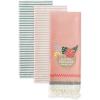 image:imageDII Summer Basics Kitchen Collection Tropical Dishtowel Set 18x28 PineappleParadise Coconut