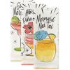 image:imageDII Summer Basics Kitchen Collection Tropical Dishtowel Set 18x28 PineappleRecipe Trio