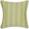 image:imageDII Throw Pillow Cover Collection Recycled Cotton Hidden Zipper 18x18 Herringbone Stripe Barn Red 2 PieceChambray Stripe  Avocado